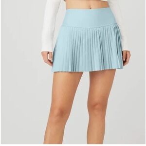 NWOT Alo yoga grand slam skirt in chalk blue